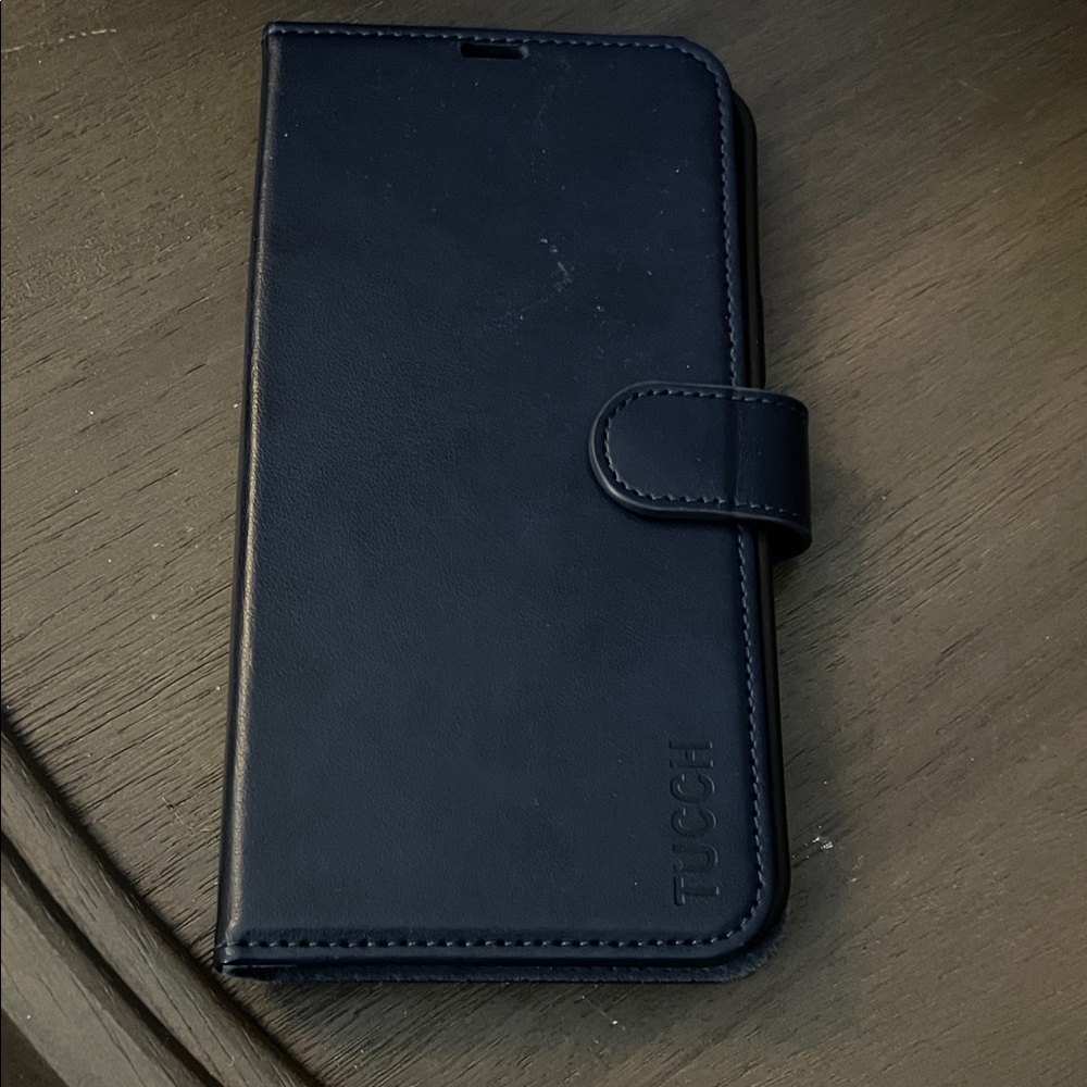 Tucch Navy Blue Phone Wallet Case
